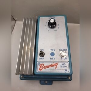 Browning LWS 25/200 Motor Speed Control PN2400-8000 Emerson Electric USA As-Is